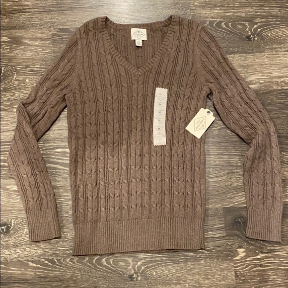 MEDIUM | Long Sleeve Brown Sweater - Picture 3 of 10